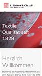 Mobile Screenshot of blumer-f.ch